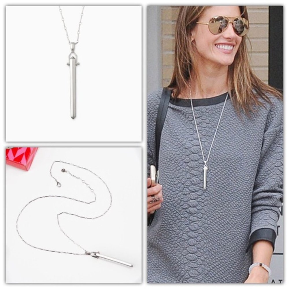 Stella & Dot Rebel Pendant Silver